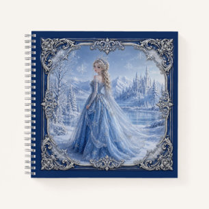 Cuaderno Fantasia de Princesa Azul Real