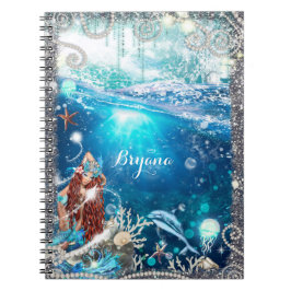Cuaderno Fantasia de Sirena Cabeza Roja Playa Encantada