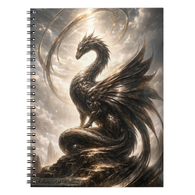 Cuaderno Fantasía del Guardián del Dragón Celestial (Frente)