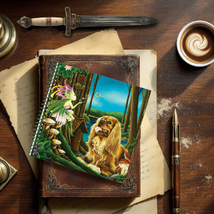Cuaderno Fantasía del rey Charles Spaniel Sprite