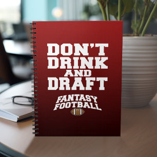 Cuaderno Fantasía en el fútbol - No bebas y reclutas