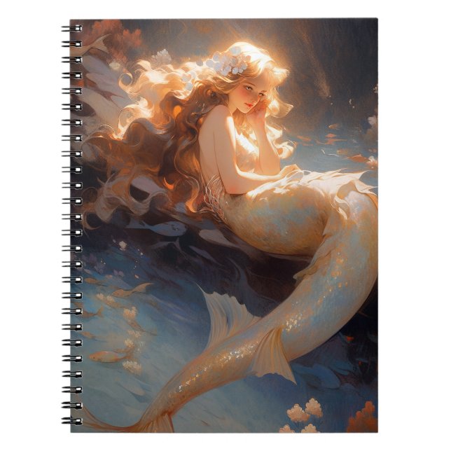 Cuaderno Fantasía en Mermaid (Frente)