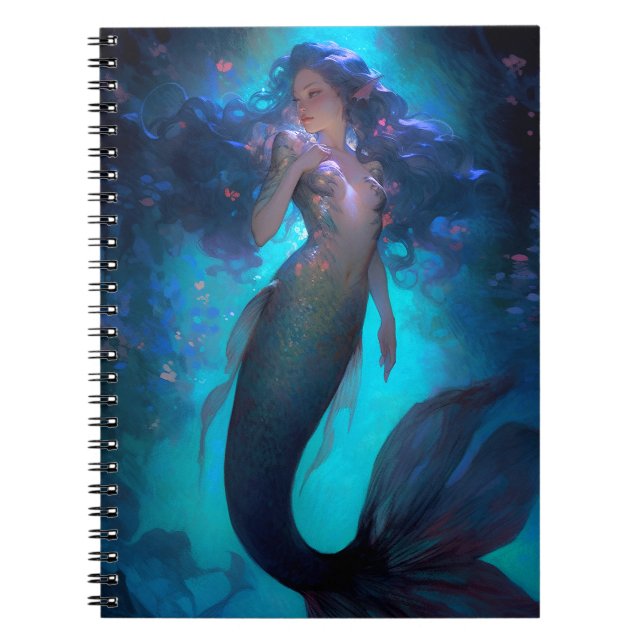Cuaderno Fantasía en Mermaid (Frente)