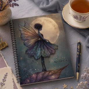 Cuaderno Fantasía Encantada Hada Luz de Luna Personalizada