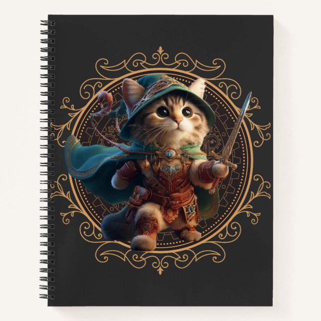 Cuaderno Fantasía felina (Anverso)