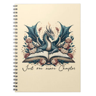 Cuaderno Fantasía floral Libro Dragón