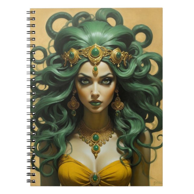 Cuaderno Fantasía gótica: Las noches árabes de Medusa (Frente)