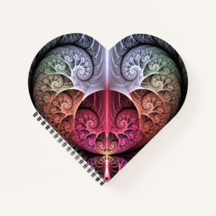 Cuaderno Fantasía irreal abstracta arte fractal