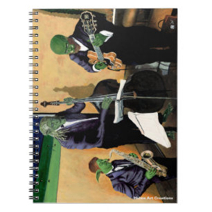 Cuaderno Fantasía Jazz Blues Músicos Bloc de notas