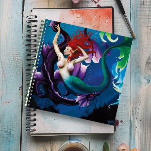 Cuaderno Fantasía por la amistad de la Sirena con el dragón