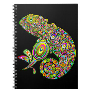 Cuaderno Fantasía psicodélica de Chameleon
