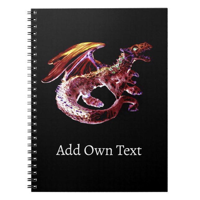 Cuaderno Fantasía Ruby Reds Dragon (Frente)