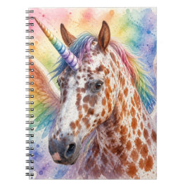 Cuaderno Fantasia Surreal Appaloosa Unicornio Pegasus