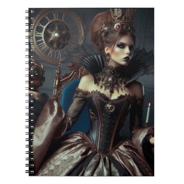 Cuaderno Fantasía Testigo Elegante Reina Mal (Frente)