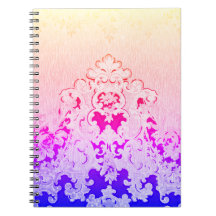 Fantasma arcoiris Flouriful Colorful Elegant Noteb