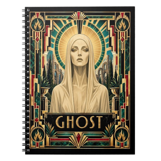 Cuaderno Fantasma, Art Déco Mitológico (Frente)