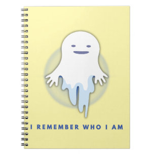 Cuaderno Fantasma Cuta - Recuerdo Quién Soy El Regalo