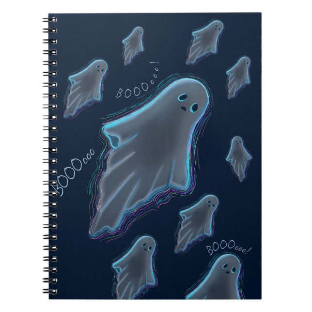 Cuaderno Fantasma Cute KiniArt (Frente)