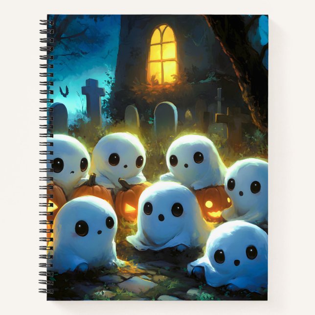 Cuaderno Fantasma de Halloween (Anverso)