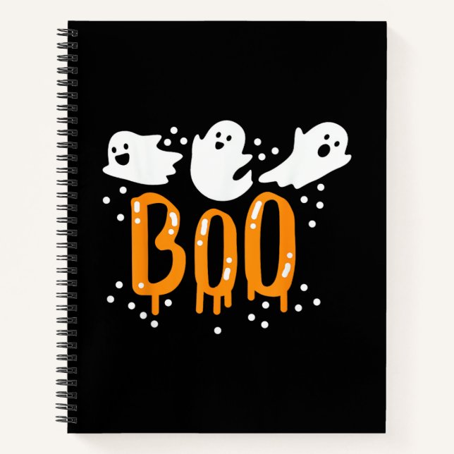 Cuaderno Fantasma de Halloween Boo Lindo (Anverso)