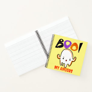 Cuaderno Fantasma de Halloween espeluznante: