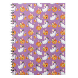 Cuaderno Fantasma de Halloween y dulces sin fisuras clipbo