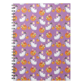 Cuaderno Fantasma de Halloween y dulces sin fisuras clipbo