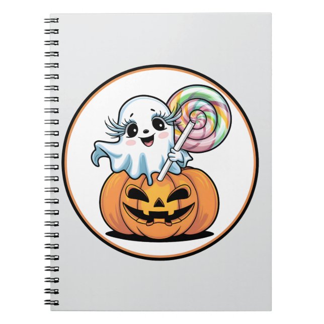 Cuaderno Fantasma De La Gopa De La Película De Halloween (Frente)