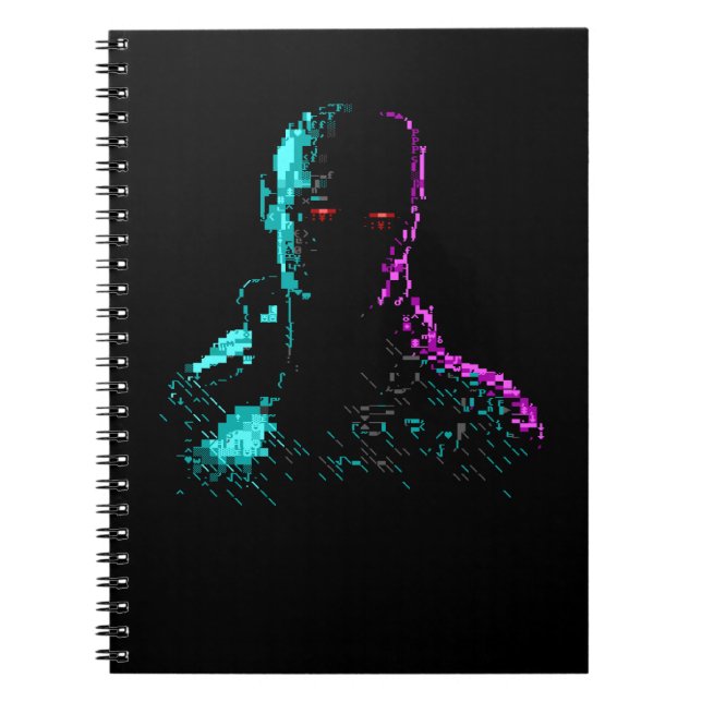 Cuaderno Fantasma en el bloc de notas de arte ASCII Wires (Frente)