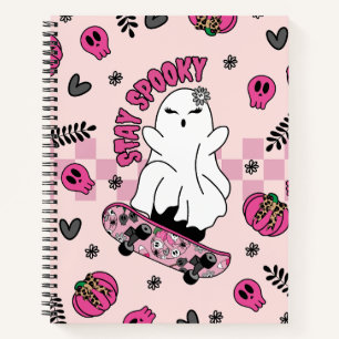 Cuaderno Fantasma Guay Halloween en rosa