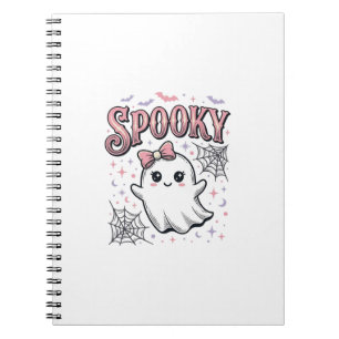 Cuaderno Fantasma Lindo Espeluznante Diseño de Camiseta Vin