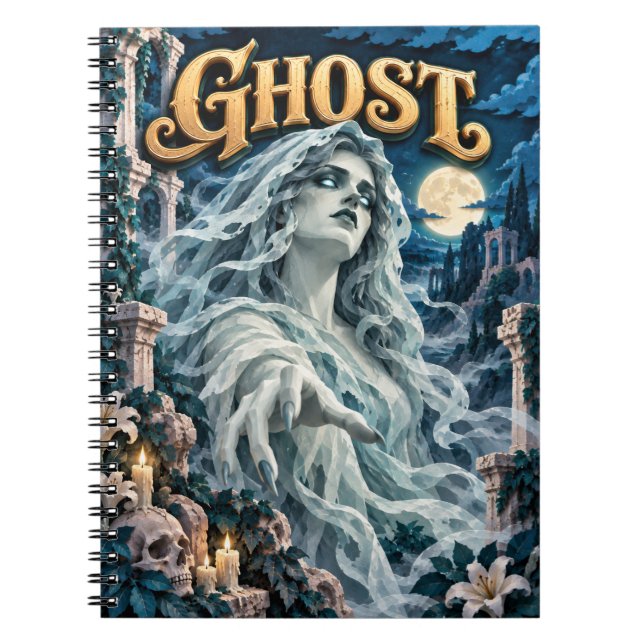 Cuaderno Fantasma, Monstruo de Recorte de Papel (Frente)