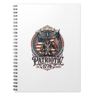 Cuaderno Fantasma Patriótico Patriota Horror Monstruo Patri
