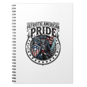 Cuaderno Fantasma Patriótico Patriota Horror Monstruo Patri