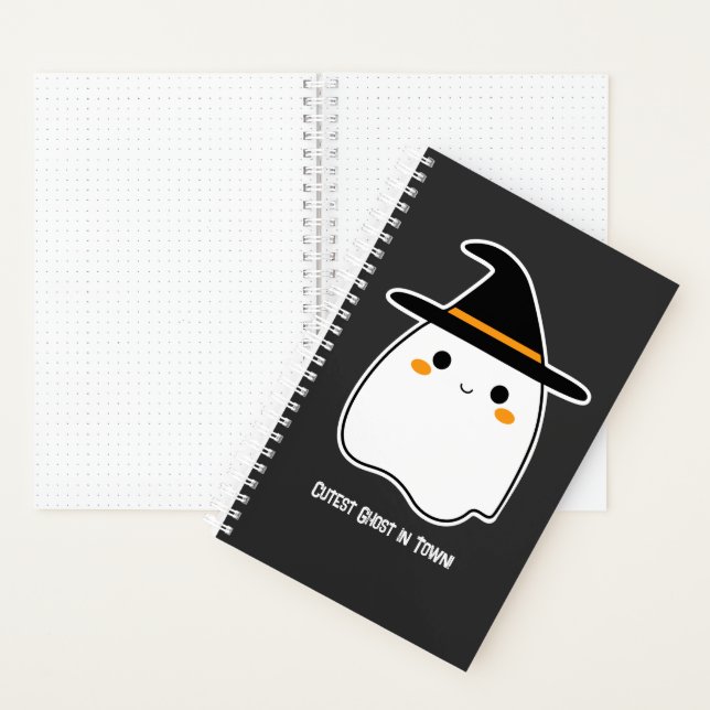 Cuaderno Fantasma suave con imagen y texto personalizados (Interior)