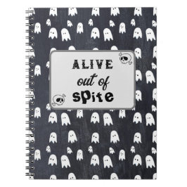 Cuaderno Fantasma vivo por despecho