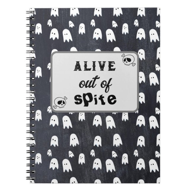 Cuaderno Fantasma vivo por despecho (Frente)