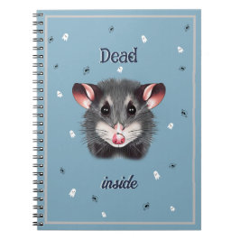 Cuaderno Fantasma y cráneos internos de Opossum muertos