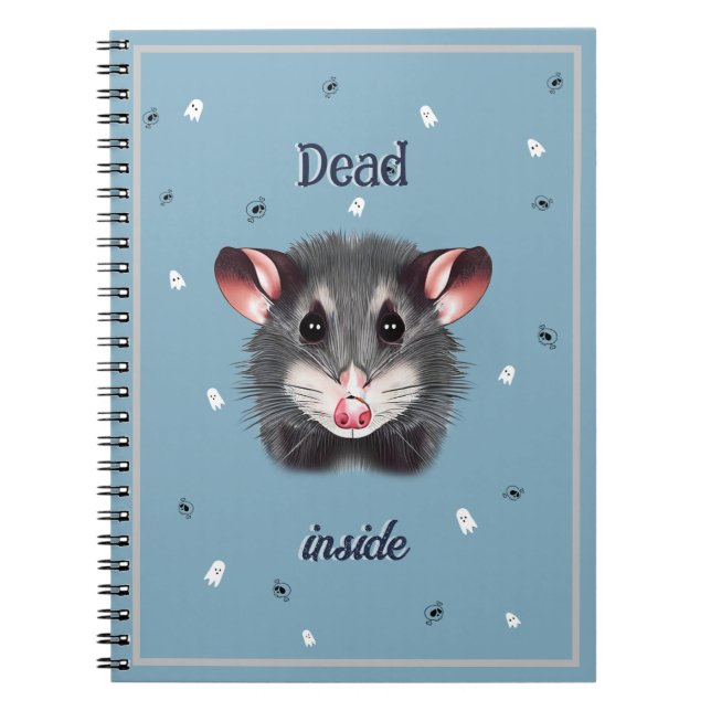 Cuaderno Fantasma y cráneos internos de Opossum muertos (Frente)