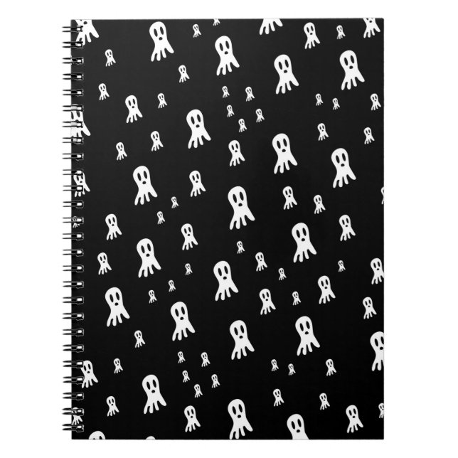 Cuaderno Fantasmagóricos fantasmas de Halloween  (Frente)