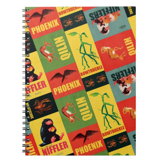 Cuaderno Fantasmas Bebidas Patrón de cosecha (Frente)
