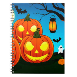 Cuaderno Fantasmas, calabazas, murciélagos