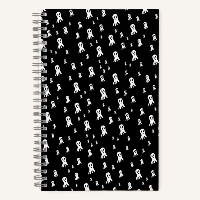 Cuaderno Fantasmas oscuros de Halloween (Anverso)