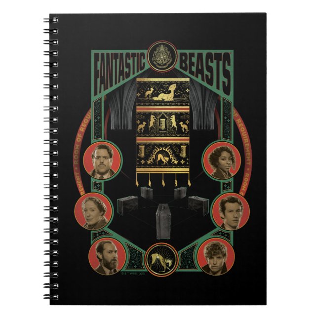 Cuaderno Fantásticas bestias Sala de Exigencia Gráfica (Frente)