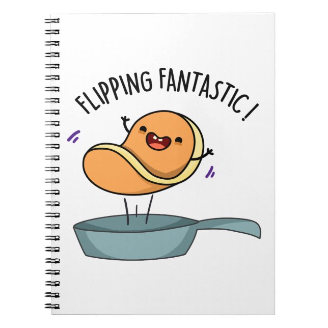 Cuaderno Fantástico chiste de panqueque divertido  (Frente)