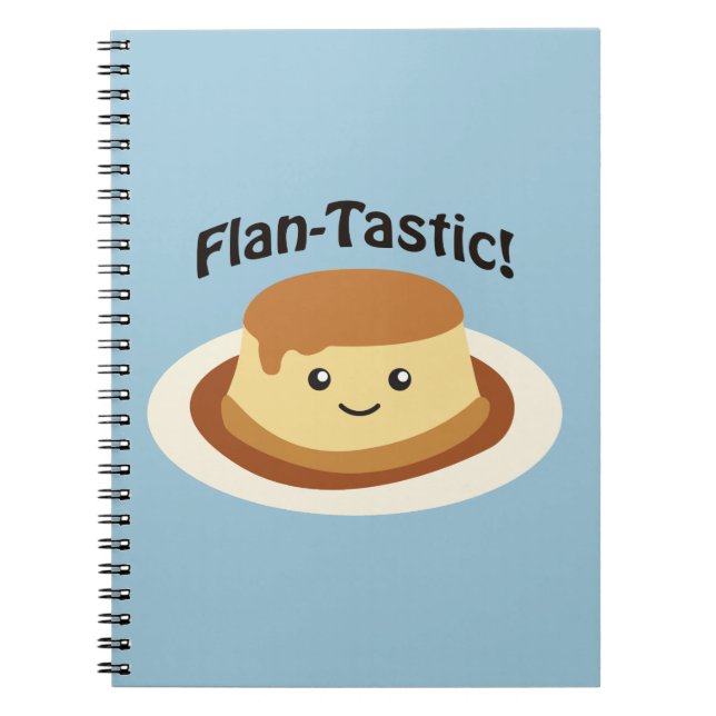 Cuaderno ¡Fantástico! Cute flan (Frente)