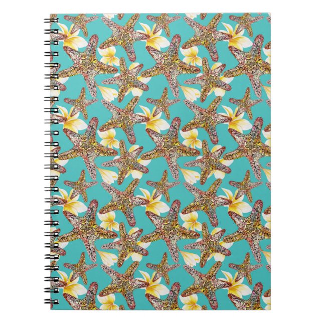 Cuaderno Fantástico patrón Starfish (Frente)
