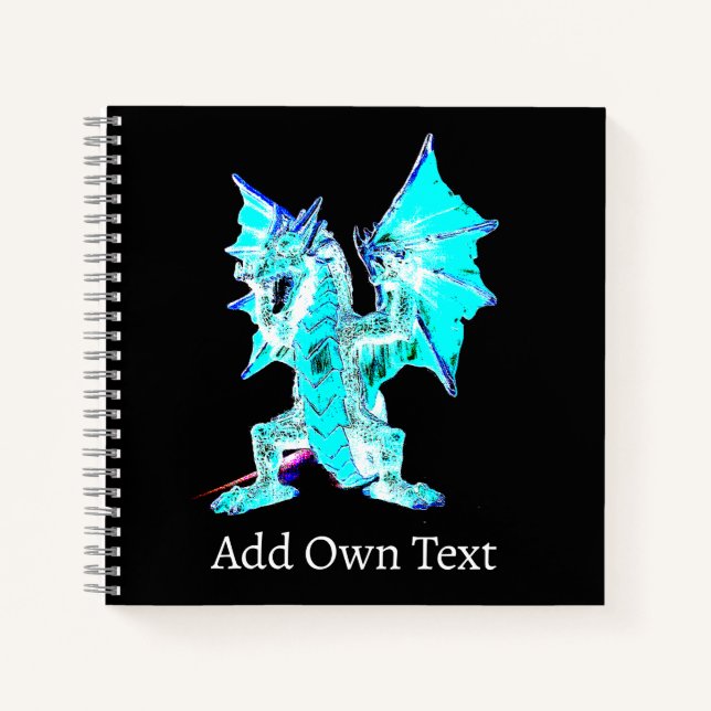 Cuaderno Fantasy Aqua Blue Dragon (Anverso)