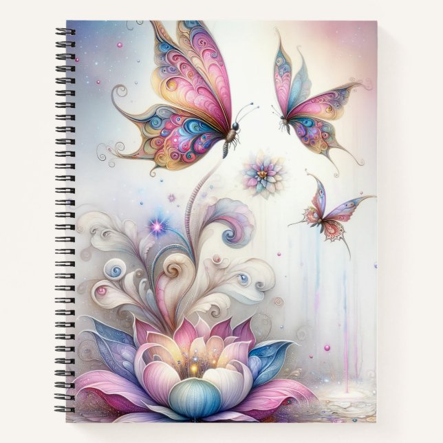 Cuaderno Fantasy Butterfly Journal (Anverso)