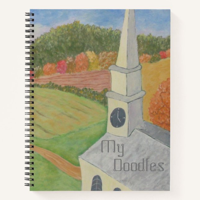 Cuaderno Fantasy Countryside Doodle (Anverso)